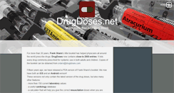Desktop Screenshot of drugdoses.net