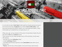 Tablet Screenshot of drugdoses.net